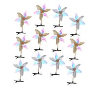 VALICLUD 12 Pièces épingle à cheveux moulin à vent Moulage Accessoire or pendant la nuit agrafe style mouleaux pinces à cheveux barrettes à cheveux pour filles Plastique