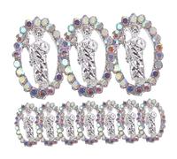 VALICLUD 12 Pièces Étui De Téléphone à Ongle D'ongle Croix or Religieux Strass Charme Gel Clou Breloques Pour La Conception Des Ongles Nail Charms Metal Bijoux D'ongles Métal