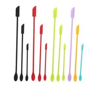 VALICLUD 12 Pièces Jeu De Grattoir Spatules Cosmétiques Spatules De Maquillage Spatule à Maquillage Spatule De Maquillage Se Maquiller Bocaux Gel De Silice