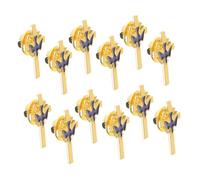 VALICLUD 12 Pièces Lot De Broches Paix Croix Ornements Suspendus Épingles Pour Sacs à Dos Vêtements Sacs Et Chapeaux