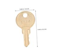 VALICLUD 12 Pièces Replacement Tissue Dispenser Keys for Soap and Toilet Paper Holders Quick Access Tool for Commercial Bathroom Maintenance