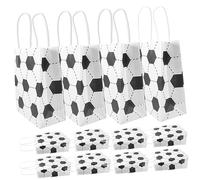 VALICLUD 12 Pièces Sachet Papier de Football Collation pour Décoratif pour Anniversaire Événements