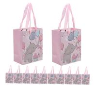 VALICLUD 12 pièces Sachets Papier avec Motif Cartoon Sacs Réutilisables pour Anniversaire et Garçon Fille Durable et Pratique