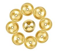 VALICLUD 12 pièces Supports de Mèches Flottantes Aluminium pour Lampe à Huile Disque Flottant et Compact Accessoires pour Lampe à Pétrole et Huile Paraffine pour Usage Domestique et Rituel