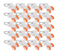 VALICLUD 120 Galets de Guidage pour Tringle à Rideaux Électriques Plastique Robuste Diamètre Standard Coulisseaux Silencieux pour Rails Plafond Accessoires pour Maison et Bureau Kit