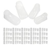 VALICLUD 120 Supports Transparents en Plastique pour Chaussures de Bébé 8-11 CM - Présentoirs Polyvalents pour Chaussettes et Chaussures D’Garçon et Filles - Rangement Empilable pour