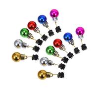 VALICLUD 12pcs Ornements de Noël pour Barbe en Plastique, Clips Faciles à Attacher, Réutilisables, Décoration Festive pour Barbe Homme, Cosplay Père Noël Couleur Couleur Aléatoire