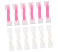 VALICLUD 12pièces Stylo De Cire Pour Sélection De Paillettes Tête De Manucure Détachable Accessoire De Nail Art Pour Femmes