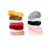 VALICLUD 13 Pièces Élastiques à Cheveux Peluche Multicolores Accessoires de Mode pour Attacher Queue de Cheval et Décoration