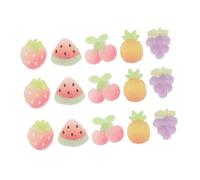 VALICLUD 15 Pièces Clips de Chaussures Garçon Fille Fruits Amovibles Décorations DIY pour Baskets Sandales Accessoires Créatifs et Faciles à Fixer pour Fêtes École et Activités