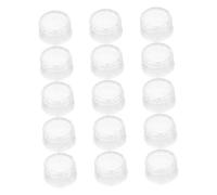 VALICLUD 15 Pièces Couvercles Shaker Plastique Éclaboussures Transparent Couvercles de Remplacement pour Tasses à Boisson pour Thé et Jus Accessoires et Portable pour Préparation de