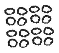 VALICLUD 15 pièces Élastiques à Cheveux Noir et Filles Bandes Élastiques Confortables et Pratiques pour