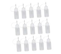 VALICLUD 15 pièces Lot de Flacons Applicateurs de Colle Vides avec Embout Précis pour DIY Bouteilles Distributeur Plastique Anti-fuite pour Peinture et Quilling