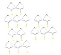 VALICLUD 15 Pièces Moule à Œufs Acier Inoxydable Forme Sapin de Noël Anneaux pour Œufs Au Plat Moule Omelette DIY Ustensiles de Cuisine