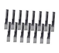 VALICLUD 15pièces Peigne Cheveux Double Face pour Coiffeur Outil de Coiffure Peigne Crêpe Anti-frisottis