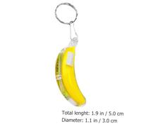 VALICLUD 16 Pièces Porte Clés LED Forme de Banane Lumineuse Lot de Multicolores Accessoire pour Sac Clés et Décoration Anniversaire et Halloween