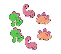 VALICLUD 18pièces Broches Animaux Émail Lot De Épingles De Dinosaure Kawaii Pour Vêtements Et Sacs Accessoires De Mode Colorés Mix Vert Rose