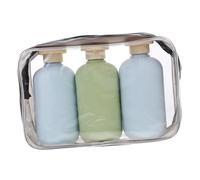 VALICLUD 1Ensemble Bouteilles de Voyage Rechargeables Flacons Distributeurs pour Shampoing Lotion Crème Contenants Pratiques pour Toilettes de Voyage Matériau