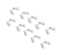 VALICLUD 1ensemble Coussinets De Nez Silicone Pour Lunettes Antidérapantes Accessoires Pour Lunettes Douce Et Flexible Compatible Avec Toutes Montures