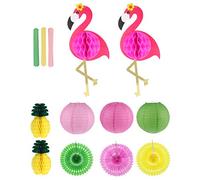 VALICLUD 1Ensemble Décorations de Hawaïenne Flamingo pour Luau Anniversaire Mariage