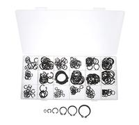 VALICLUD 1Ensemble Kit Assortiment de Circlips Clip Acier Au Bagues de Retenue pour Réparations Appareils Automobile et Projets Divers