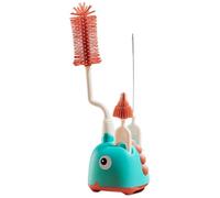 VALICLUD 1ensemble Nettoyage Biberons avec Brosses Longues et Base Goupillon Paille et Biberon Gourdin de Nettoyage pour Porte-brosse et Crochet de Suspension pour Bavoir Tétine et Embouts