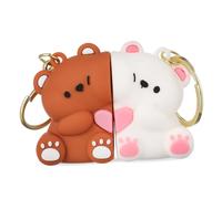 VALICLUD 1paire Porte-clés Magnétiques Kawaii Pendentifs Ours Accessoires De Et Pour Amitié