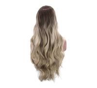 VALICLUD 1pièce Perruque Longue Bouclée Synthétique Femme Perruque Cosplay Ondulée Medium Avec Filet Style Élégant Pour Et Halloween