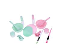 VALICLUD 2 Ensemble Bol à Masque Facial Plastique Avec Pinceau Et Cuillère Ensemble De Brosses Pour Masque Inclus Pour Femmes Et Jeunes Filles