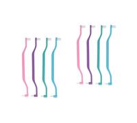 VALICLUD 2 ensembles Brosse À Dents À Double Tête Gum Soft Nettoyage Interdentaire Brosses À Dents Têtes Brosse À Dents À Double Extrémité Brosse À Dents Pour Enfants Oral 4 pièces * 2