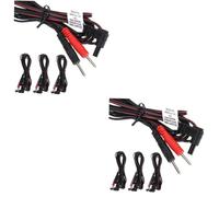VALICLUD 2 Ensembles Câble D'Électrode Pour Machine Câbles D'Électrode Pour Machine Fil De Remplacement Fils Pour Machine De Physiothérapie Fils Pour Machine De 4 pièces * 2