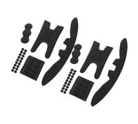 VALICLUD 2 Ensembles Kit de Rembourrage Casque de Vélo et Moto Coussinets Éponge Absorbants et Respirants Compatible Universellement Remplaçables et Lavables Protection Confortable pour