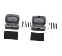 VALICLUD 2 Ensembles Outil de Nettoyage pour Appareils Auditifs avec Boîtier Kit de Nettoyage Pratique pour Appareils Auditifs Bte Brosse Dommages Matériau Durable Facile à Transporter pour