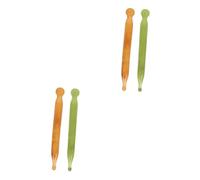 VALICLUD 2 Ensembles Outils De Grattage De Beauté Cou Outil De Massage Soin Du Visage Cuir Chevelu Tige De Massage Guasha Masseur De Point D'acupuncture Pratique Résine 2 Pièces * 2