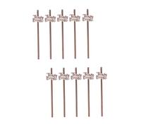 VALICLUD 2 Ensembles Pailles Papier Pour Enterrement De Lot De Team Bride Accessoires De Fête Et Décoratifs Pour Boissons Festives 20 Pièces * 2