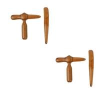 VALICLUD 2 Ensembles Planche De Massage Gua Sha Masseur Lymphatique Plaque De Gratter Corps Pied Scrubber Le Outils Copain Outil De Massage En Bois 2 Pièces * 2