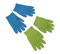 VALICLUD 2 Gants de Soin des Mains Gel Hydratants Élastiques Vert Bleu Ciel pour Peau Douce et Nourrie