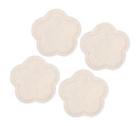 VALICLUD 2 Paires coussinets d'allaitement Maman lavables lactation coussinet allaitement Taft mammaires lavables d'allaitement respirant Patch unique de couleur unie