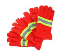VALICLUD 2 Paires Gants Résistants Chaleur et Au Feu pour Pompiers de Gants de Protection Ignifuges pour Hommes Confortables et Ergonomiques Protection Haute Température pour Secours