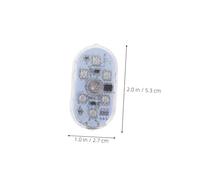 VALICLUD 2 paires Lumières Intérieures Voiture USB Rechargeables Tactile Installation Rapide sans Outil Ambiance pour Toit Auto