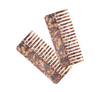 VALICLUD 2 Pièces Antistatique Acétate de Peignes pour Démêlage Humide et Design Élégant pour Types