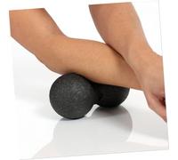VALICLUD 2 pièces Balle de Massage Noir Boule Massage Dos et Yoga Extra-fermes pour Rééducation Soulagement Tension Musculaire et