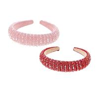 VALICLUD 2 Pièces Bandeaux de Luxe Cristal Accessoires Éblouissants et Tiare Festive pour Événements Spéciaux