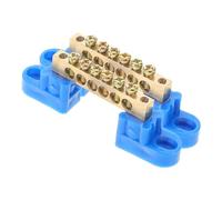 VALICLUD 2 pièces Barre de Mise Terre Positions Cuivre pour Tableau Électrique Bornier Distribution Alimentation Bloc de Connexion Rapide et Fiable