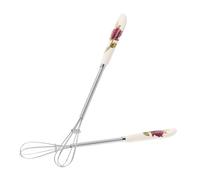 VALICLUD 2 pièces Batteur Œufs Manuel Inox Multifonction pour Pâtisserie Portable avec Anneau de Suspension
