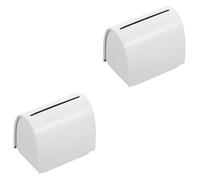 VALICLUD 2 Pièces Boîte de Rangement pour Lames de Rasoir Étui de Rasoir et Portable Accessoire Pratique pour Rasage Extérieur pour Voyageurs