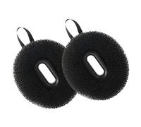 VALICLUD 2 Pièces Boule De Bain Mousse Épurateur De Nettoyage De Bain Laveur De Bain Scrubber Bain Exfoliant Eponge Accessoires De Bain Accessoires De Laveur De Peau De Bain Noir Pp
