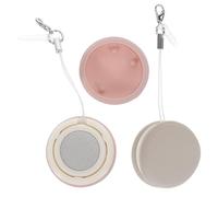 VALICLUD 2 pièces Boule de Nettoyage Écran Téléphone Silicone Portable Pendant Nettoyeur Mobile Compact Anti-rayures pour Cellphone Accessoire Pratique à Suspendre Rose et Beige