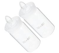 VALICLUD 2 Pièces Bouteilles de Pesée Verre de Bouteilles de Pesée Expérimentales Flacons de Laboratoire Pratiques pour Échantillons Utilisation Sécurisée et Durable Milieu Scientifique
