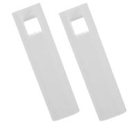 VALICLUD 2 Pièces Bouton de Store Romain Pompon de Cordon de Store Carré Plastique et Fer Blanc pour Rideaux